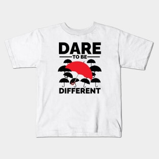 Unique Courage: Dare to Be Different Kids T-Shirt